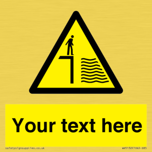 Custom Deep Water Sign